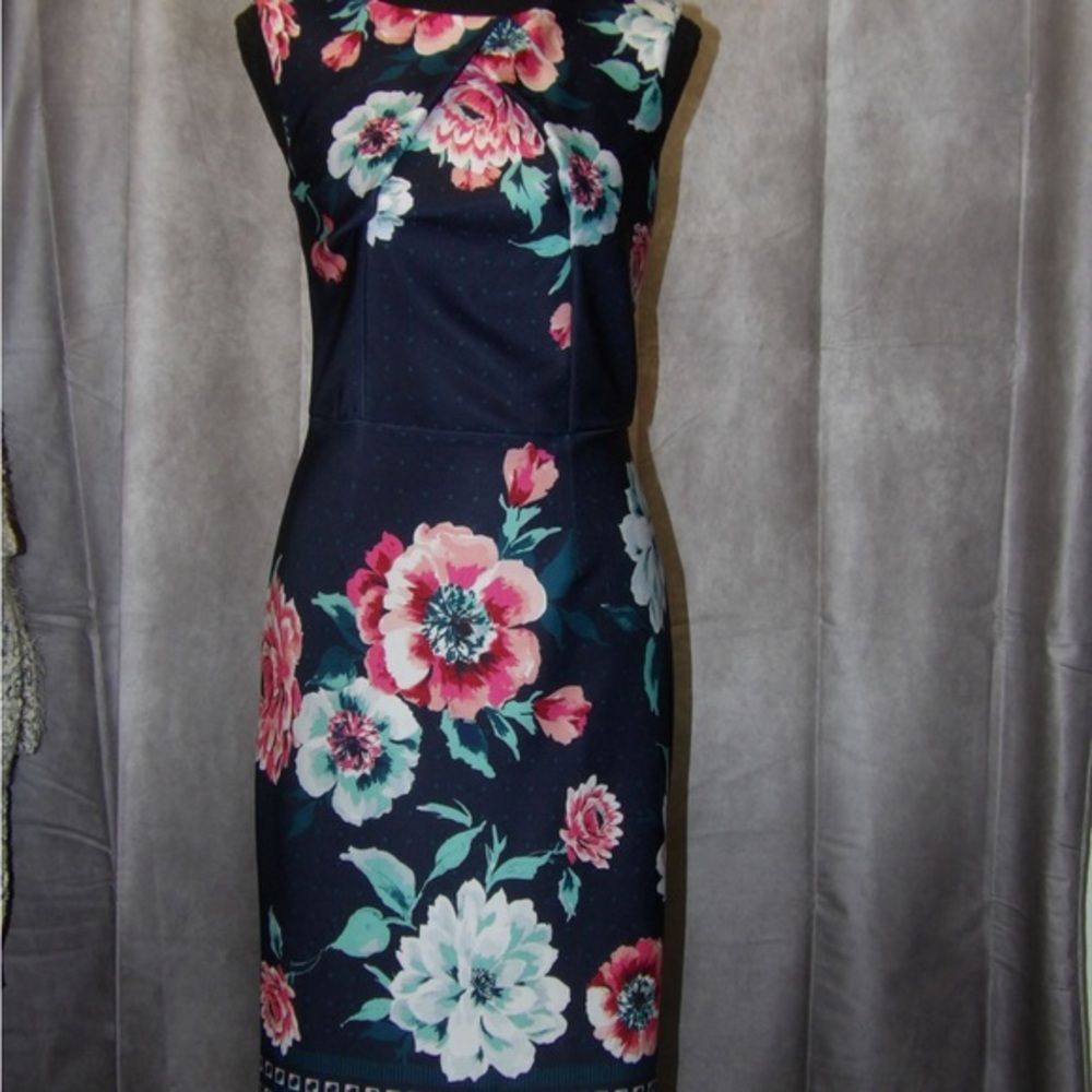 New York & Company Floral Sheath Dress - Picture 2 of 6
